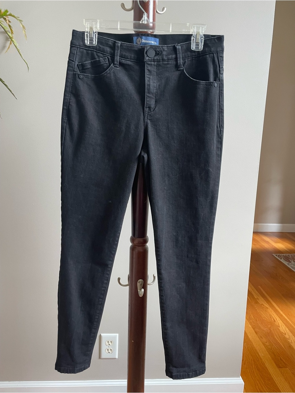 Democracy Black Skinny High-Rise Jeans